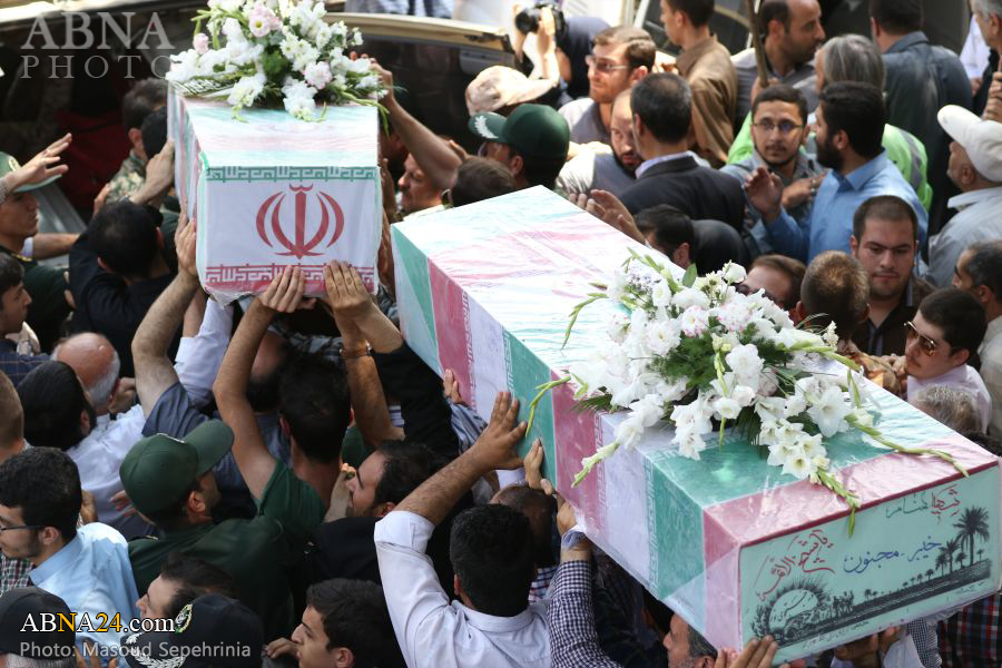 تصویری رپورٹ: تبریز میں دفاع مقدس کے چار گمنام شہیدوں کی تشییع جنازہ