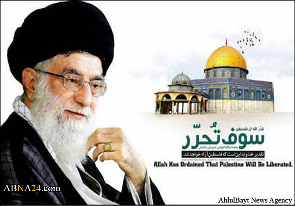 فيديو/ عبارة قالها الامام خامنئي ونصبت في القدس وأغضبت "اسرائيل"