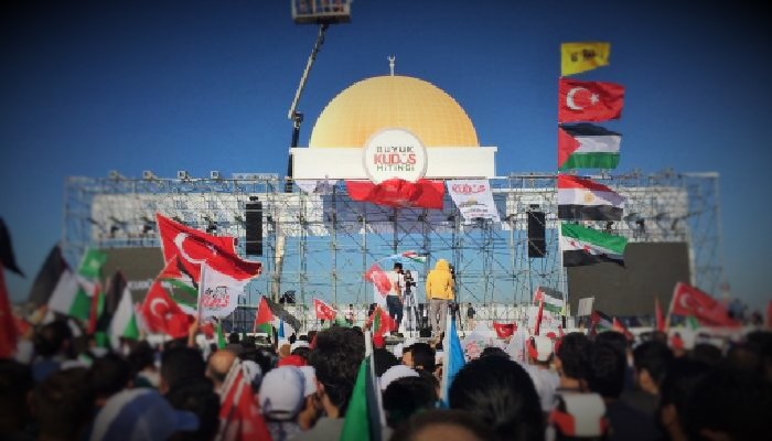 Истанбулун Јенигапы мейданында 'Бөйүк Гүдс Митинги' тәшкил едилди / Фото