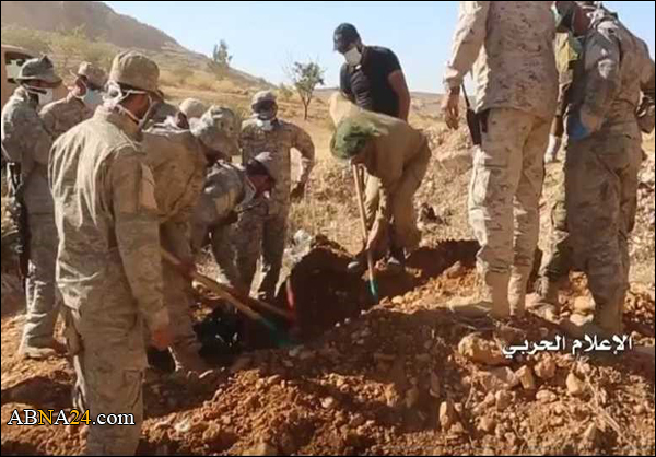 فيديو/ عملية استخراج رفات شهيدين لحزب الله من جرود عرسال