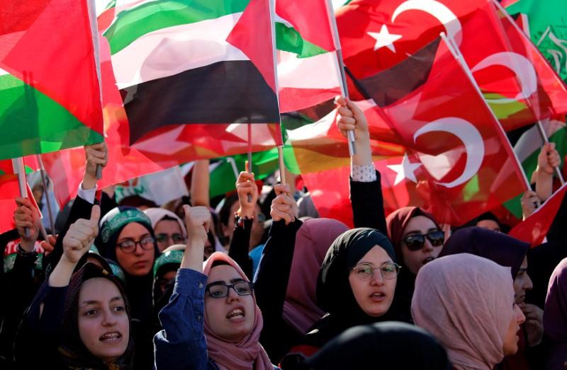 Huge crowd rallies in Istanbul against Israel's Al-Aqsa mosque measures