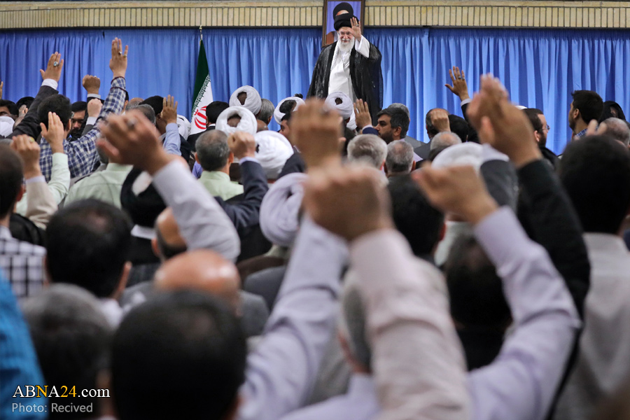 “Los Agentes Iraníes Encargados de los Rituales del Hayy se Reúnen con el Líder Supremo de la Revolución Islámica”