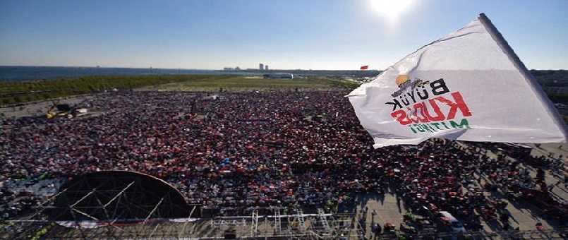 Yenikapı'da 'Büyük Kudüs Mitingi' düzenlendi/Foto