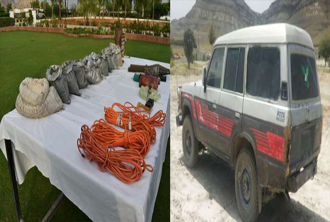 بلوچستان میں تباہی کا منصوبہ ناکام، 2 ہزارکلوگرام دھماکہ خیز مواد برآمد