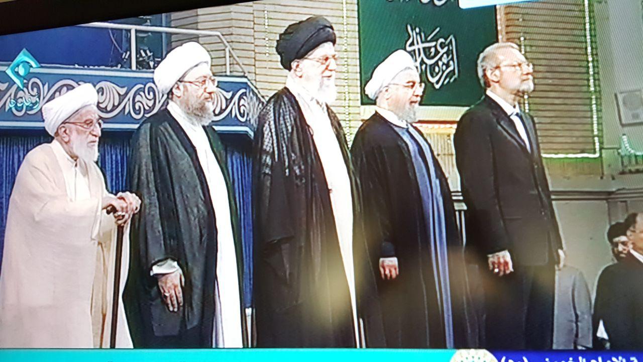 صور أولية لمراسم تصديق حكم للرئيس الايراني "حسن روحاني"