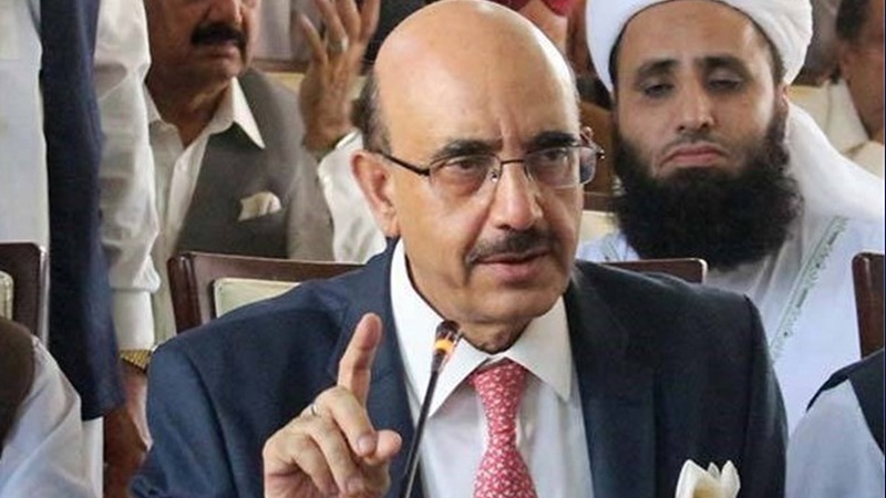 پاکستان کے انتظام کشمیر کے صدر کی جانب سے رہبرانقلاب اسلامی کی قدردانی