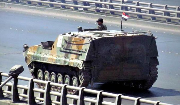 Syrian Army using new Slovakian vehicles