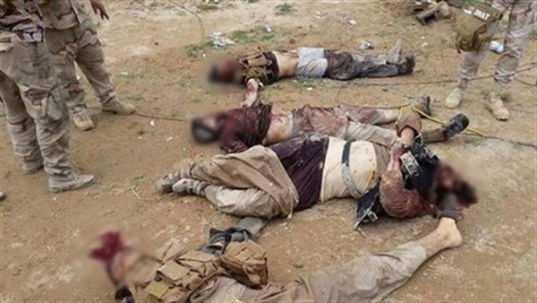 أحد عناصر شرطة "داعش" يفجر نفسه في زملائه أثناء مهمة لهم في الميادين
