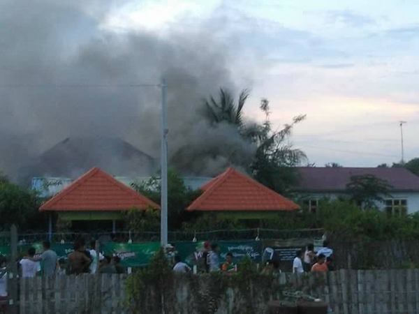 ေရႊဘိုစက္မႈဇုန္ရွိ ေကတီဗီစားေသာက္ဆိုင္ တစ္ဆိုင္တြင္ ဖုန္းအားသြင္းရာမွ ဝိုင္ယာေရွာ့ခ္ျဖစ္ကာ မီးေလာင္မႈျဖစ္ပြား