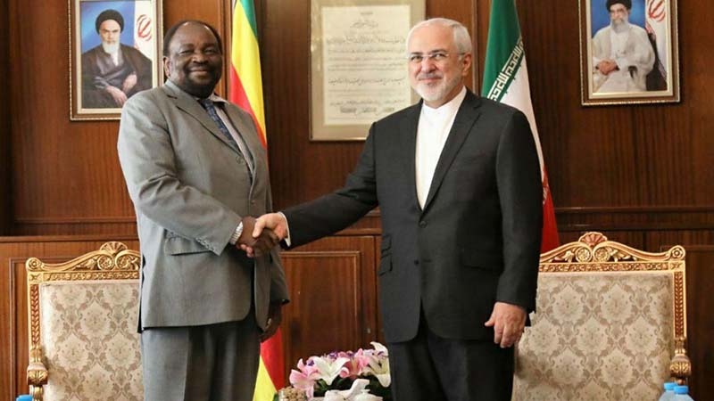 ایران اور زیمبابوے کے وزرائے خارجہ کی ملاقات