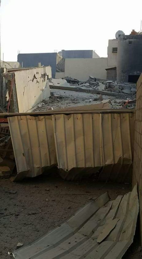Saudi regime forces destroy Hussainyat Um-Albanin in Awamiya