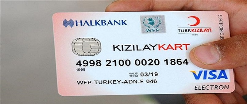 Suriyeli ailelere aylık Kızılay Kart 