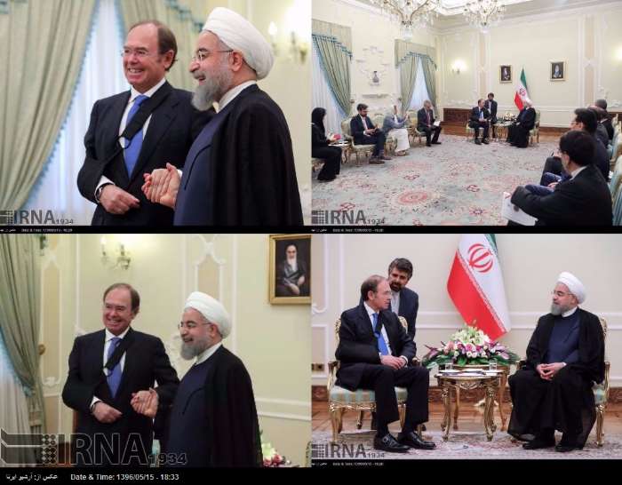 ہسپانوی چیئرمین سینیٹ کی صدر روحانی سے ملاقات، تہران اور سپین کے درمیان اقتصادی تعاون بڑھانے پر گفتگو