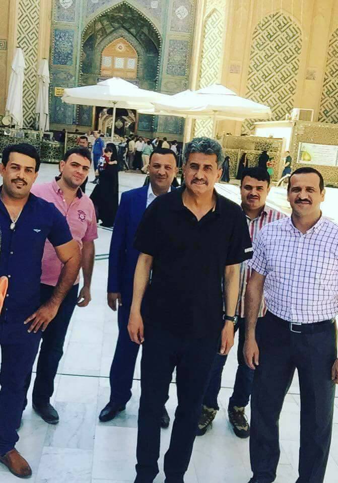 تقرير مصور/ الفريق الركن الساعدي في زيارة الى العتبات المقدسة