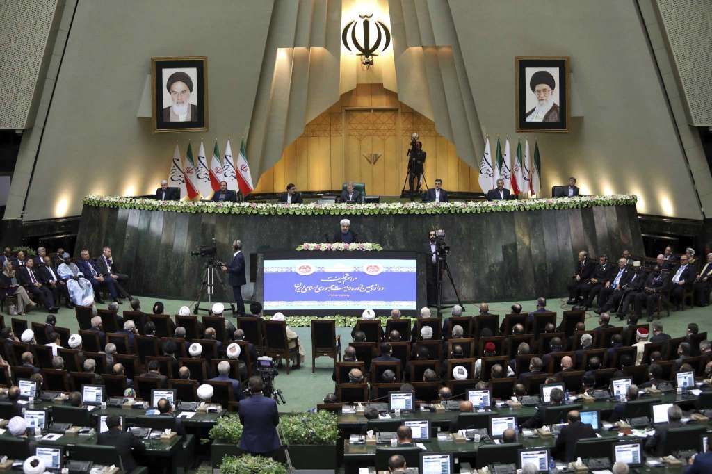 Iran’s President Rouhani introduces proposed cabinet to Parliament