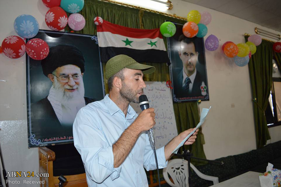 تقرير مصور/ احتفال بمناسبة ولادة الامام الرضا (ع) في بلدة الزهراء السورية