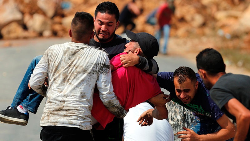 صیہونی فوجیوں کی فائرنگ سے پانچ اور فلسطینی زخمی