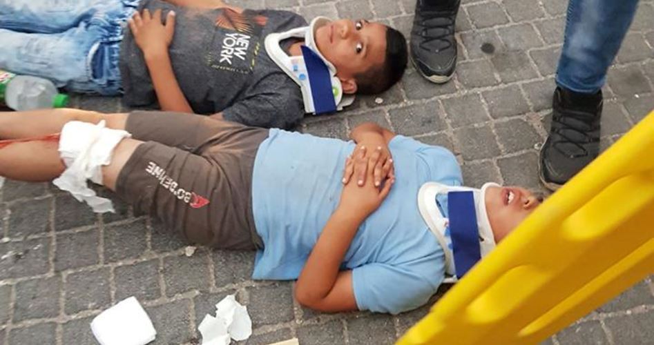 Israeli settler runs over four Palestinian children in Occupied Jerusalem / Pics