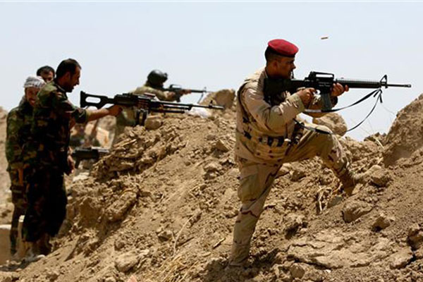 イラクの民兵組織が、ＩＳの攻撃軍を粉砕