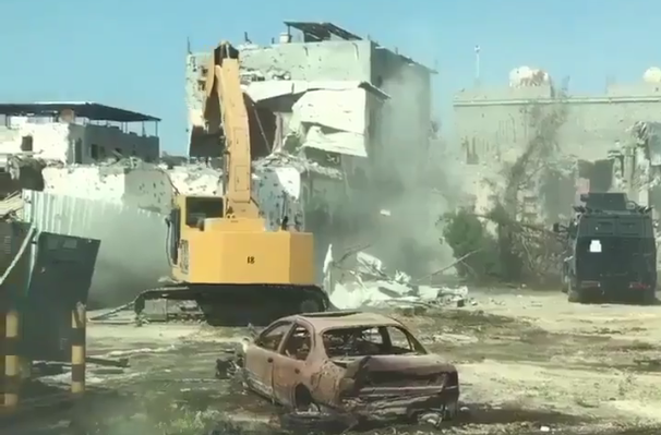 Al Saud regime destroys ancient part of Awamiyah town