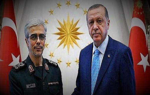 İran İslam Respublikasının Baş qərargah rəisi, Ərdoğan ilə görüşdü
