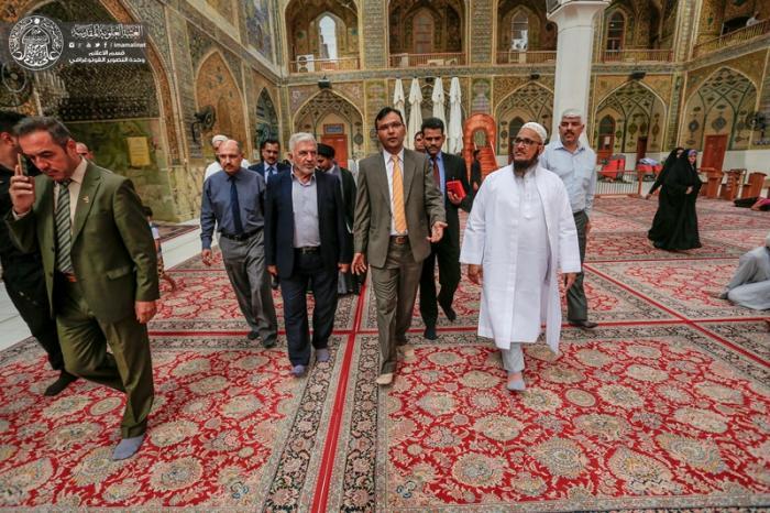 Indian ambassador in Iraq visited Imam Ali's Holy Shrine / Pics