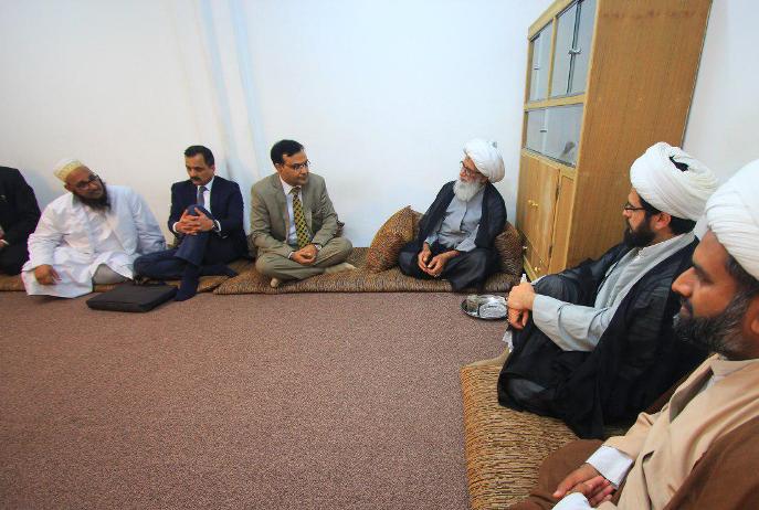 المرجع النجفي يستقبل سفير الهند في العراق 