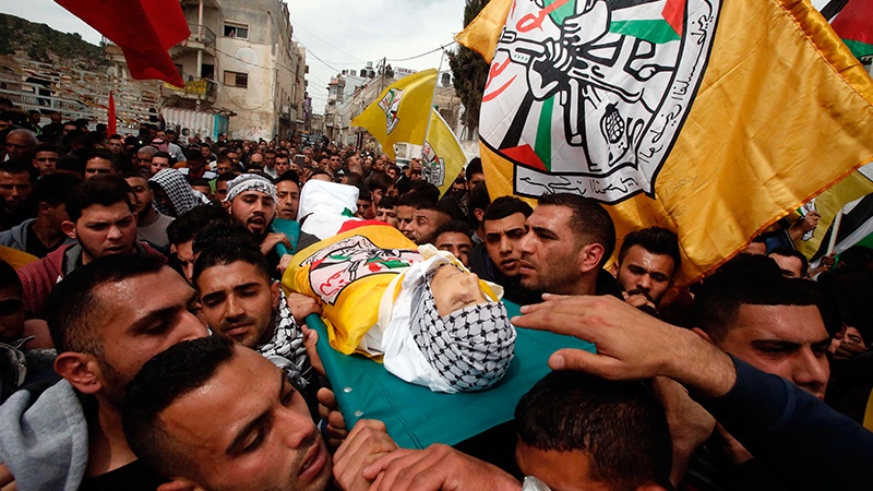 غرب اردن میں ایک اور فلسطینی نوجوان کی شہادت