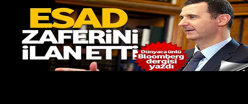 Bloomberg: Esad zaferini ilan etti