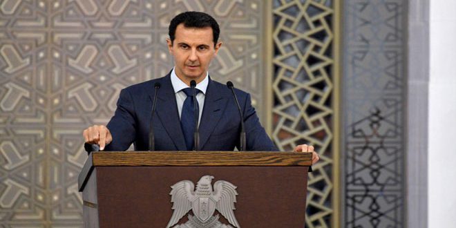 Syrian President: We continue in upcoming stage to crush terrorists everywhere