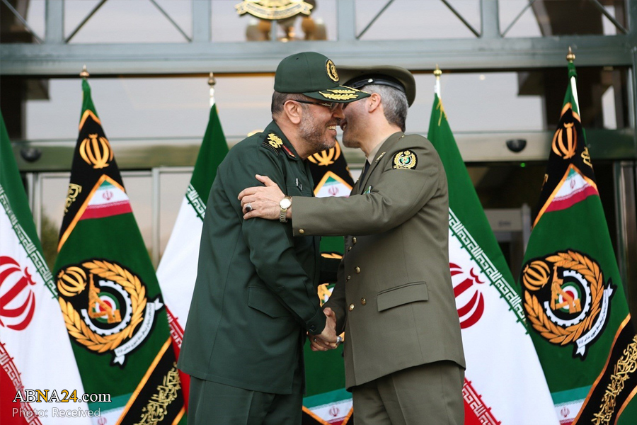 جنرل حاتمی ایران کے نئےوزیر دفاع منتخب/ نئے وزیر دفاع کا وزارت دفاع میں استقبال + تصاویر