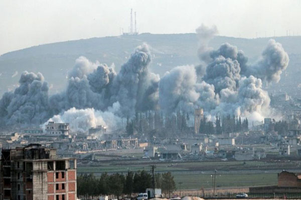 シリア北部ラッカに対するアメリカ軍の攻撃で、民間人４０名が殉教