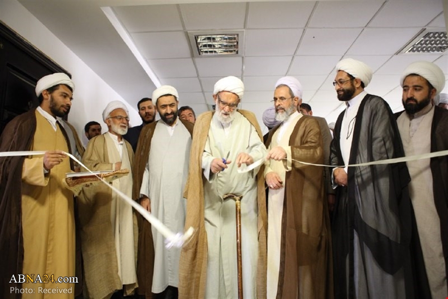تقرير مصور/ زيارة عضو الجمعية العامة للمجمع العالمي لاهل البيت (ع) لمدرسة خاتم الانبياء العلمية