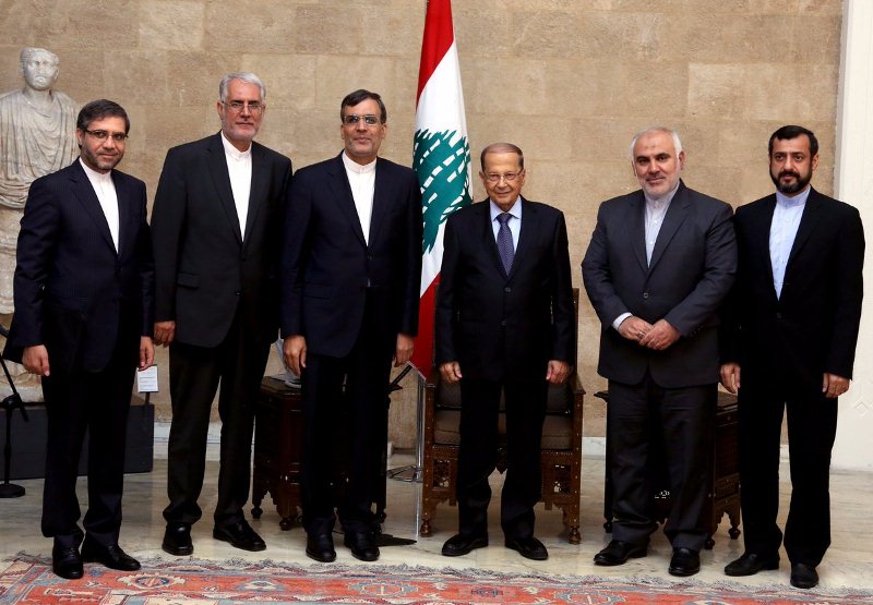 Iran's Ansari meets with Lebanese President
