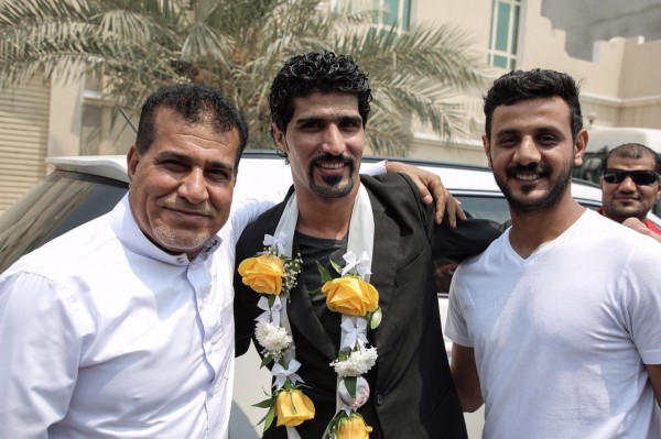 Bahraini youth released after 7 years in prison on political cases / Pics