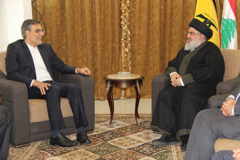 Iran's Deputy FM, Sayyed Nasrallah discuss latest developments in region