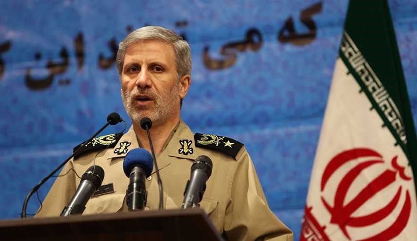 وزیر الدفاع يؤكد على دعم محور المقاومة لاسيما أنشطة اللواء "قاسم سلیماني"