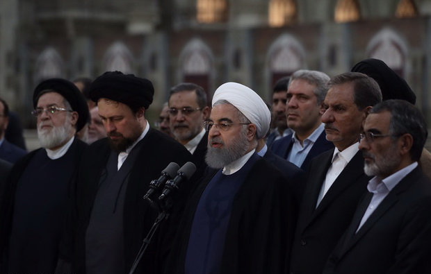 Imam Khomeini taught us boldness against enemy threats: President Rouhani