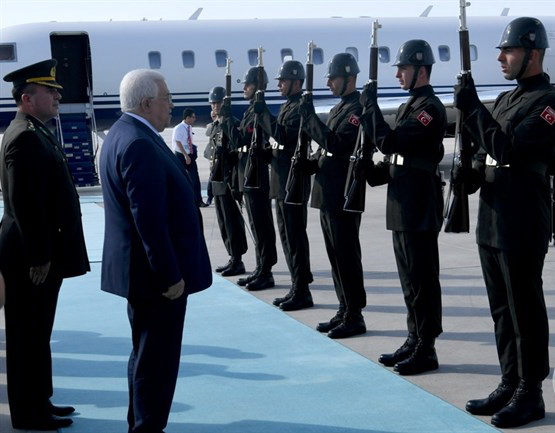 Palestinian Pres. Abbas arrives in Turkey for 3-day visit