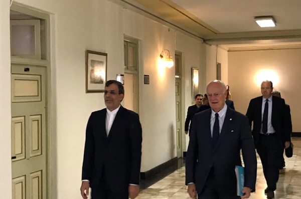 Iran's Ansari, UN's de Mistura discuss Syria