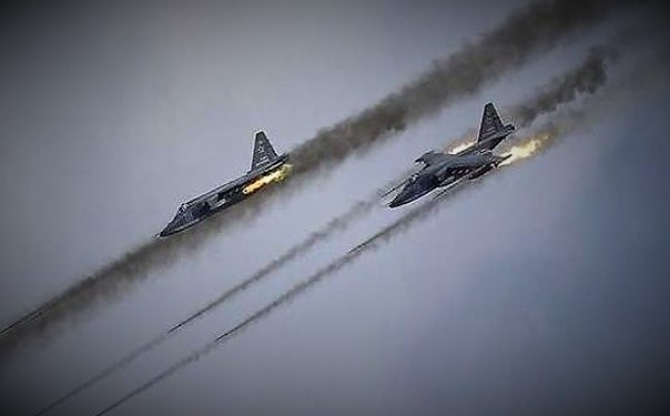 Русја гырыҹылары ИШИД-ин Дејрәзур јахынлығындакы мөвгеләринә ағыр зәрбәләр ендирди – Видео
