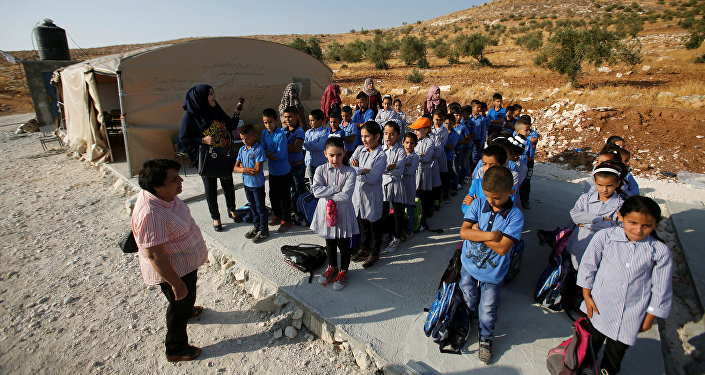 EU's Mogherini comments on Israeli seizure of Palestinian schools