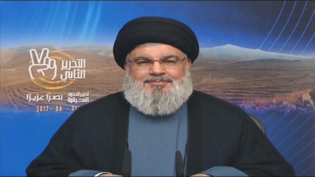 Lebanon fully liberated from ISIS terrorists: Sayyed Hassan Nasrallah