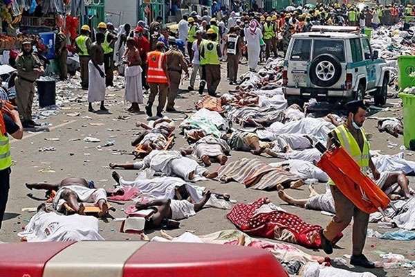 サウジアラビアで、イラン人巡礼者が、２年前のメナーでの巡礼者圧死事件の犠牲者を追悼