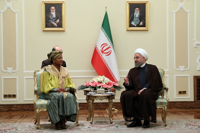 President Rouhani: Iran, South Africa cooperation help foster peace, stability in world