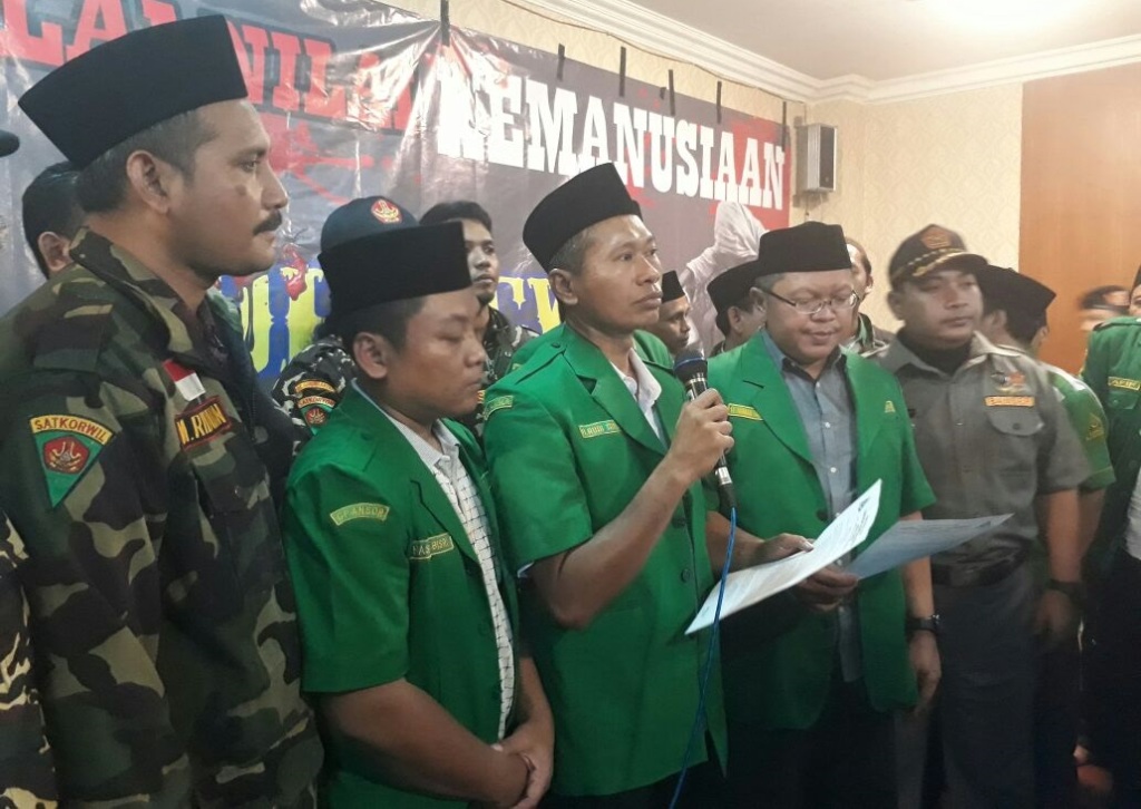 GP Ansor Jatim Shalat Ghaib untuk Korban Rohingya