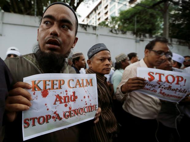 Tembakan Dan Serpihan Bom Buat Rohingya