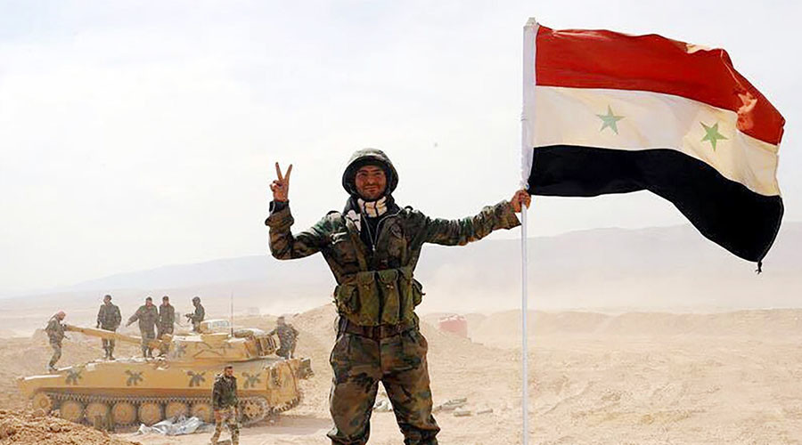 Syrians celebrate after breaking ISIS siege in Deir Ezzor