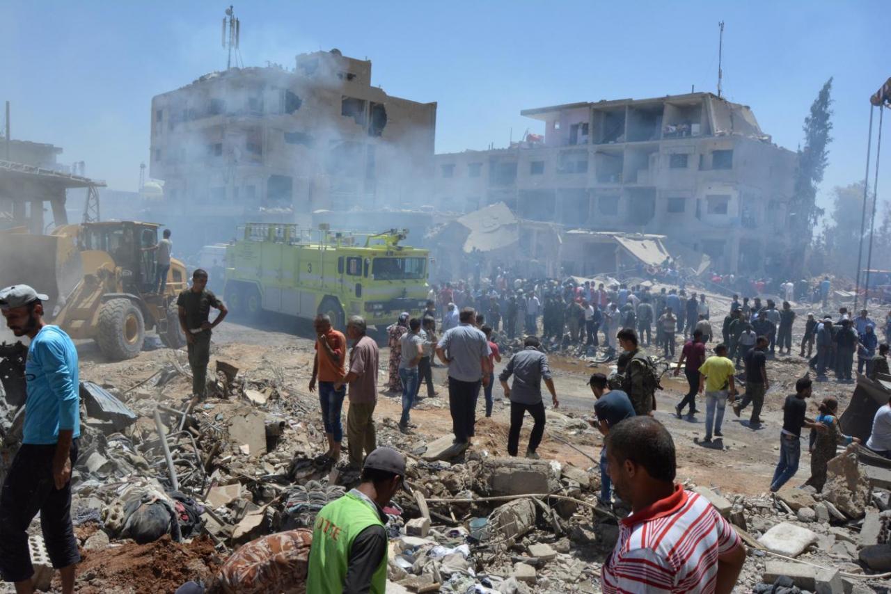 At least 7 civilians killed, 30 injured in terrorist attacks in Deir Ezzor, Salamiyeh
