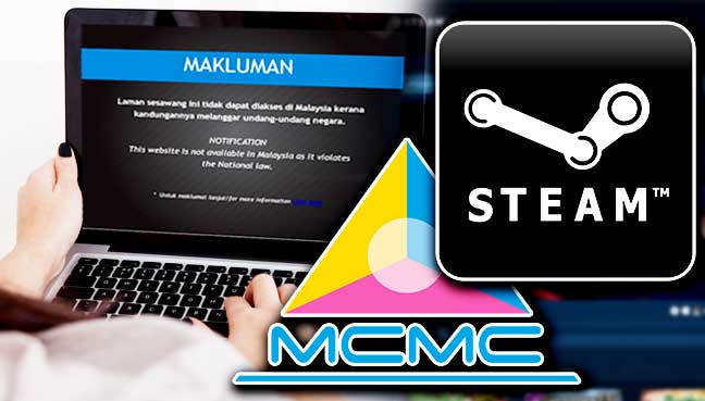 Pemain Video Seluruh Negara Terkejut SKMM Sekat Steam